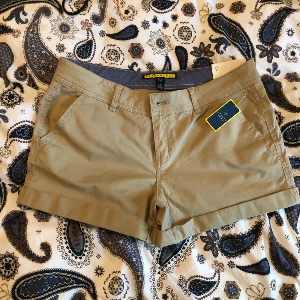 Prince Fox Khaki Beachcomber Shorts